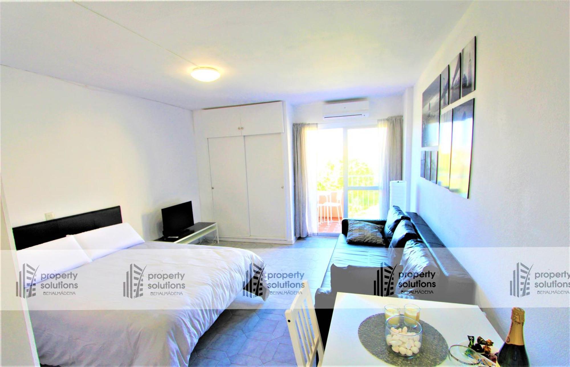 426 Estudio En Minerva Apartamentos - Vista Al Jardin - Piscina Y Playa Benalmádena Buitenkant foto